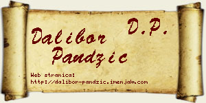 Dalibor Pandžić vizit kartica